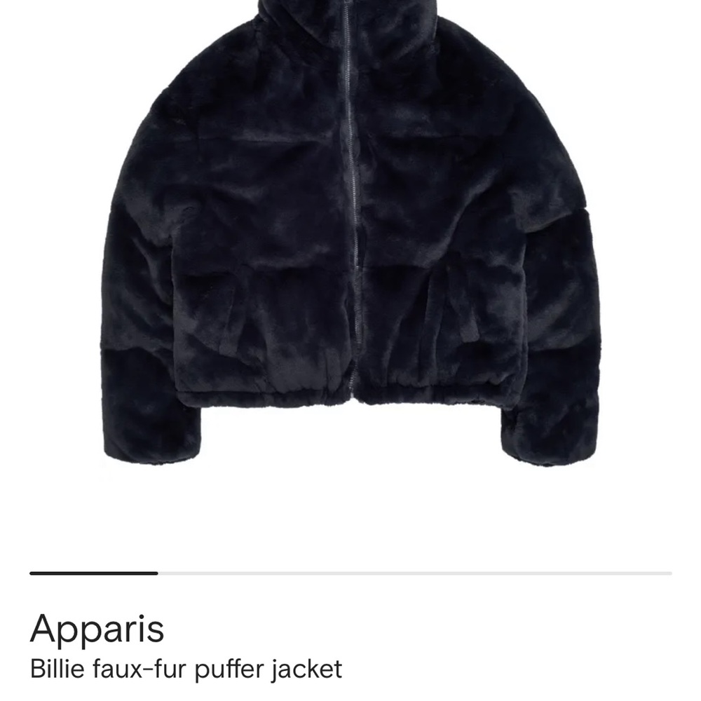 Apparis Midnight Faux-Fur Jacket